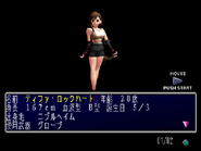 Tifa in the character information section.