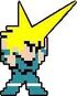 Cloud's sprite.