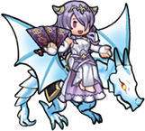 Camilla's sprite as the Flower of Fantasy in Heroes.