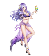 Artwork of Camilla (A Sketchy Summer) from Fire Emblem Heroes by Mikuro.