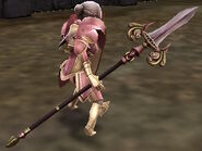 Effie wielding Effie's Lance.