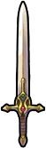 Sprite of the Royal Sword from Fire Emblem Heroes.