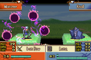 Knoll casting Luna on an enemy Bonewalker in The Sacred Stones.