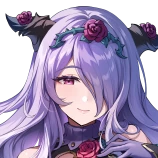 Resplendent Camilla's portrait from Heroes.