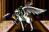 Battle model of Erinys, a Pegasus Knight from Genealogy of the Holy War.