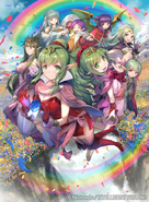 Artwork of Tiki in Fire Emblem 0 (Cipher) by Kawasumi.