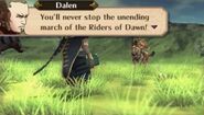 Dalen in battle