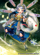 Artwork of Orochi summoning a Snake Spirit in Fire Emblem 0 (Cipher).