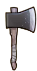 In-game model of the Iron Axe from Heroes.