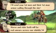 Dalen vs gyral