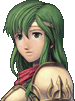 Retrato de Palla en Shadow Dragon.