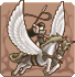 Generic class portrait of a Falcon Knight from the DS titles.