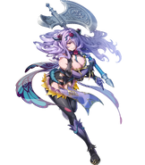 Artwork of Resplendent Camilla from Fire Emblem Heroes.