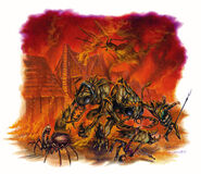 A deathspider involved in a neogi raid.