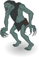 An ice troll as depicted in Idle Champions of the Forgotten Realms.