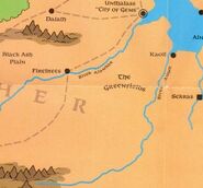 2e map showing the Greenfields