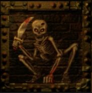 A member of the Cassalanter family, plaguing Waterdeep as a skeleton.