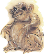 A Planescape depiction of a chaggrin.