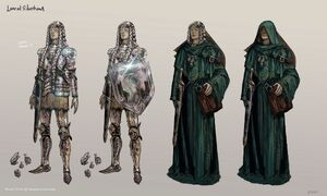 Concept art of Laeral Silverhand by Vincent Proce.