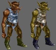 Two difirent colored Bugbears from the game editor of Neverwinter Nights