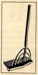 A typical rake made with twigs.