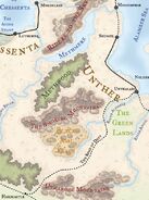 3e map showing the Green Lands