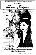 A playbill advertising DeVia Dirkdancer in a performance of the Court of Thieves.