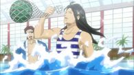 Katsura in his swimsuit in Episode 217