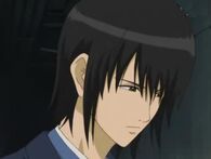 Katsura with short hair during the event of Benizakura Arc