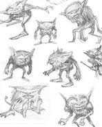 Goblin sketches by Robert Ball