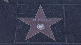 Betsy O'Neil's star on the Vinewood Walk of Fame.