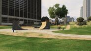 A Skate Park in GTA V.