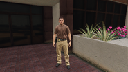 A NOOSE agent in the mission Heist Prep: Hacking Device in GTA Online, notice the IAA badge.