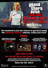 Fridaythe13thEventWeekend-GTAO-Advert