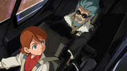 Kio and Flit in cockpit