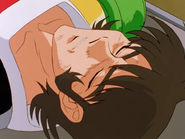 Schwarz after his defeat against Domon in the Gundam Tournament