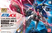 HGAGE 1/144 Gundam AGE-3 Normal (2012): box art