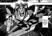 Banshee (U.C.0095) in Mobile Suit Gundam Narrative (Manga). Note the golden collar