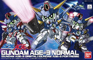 SD Gundam BB Senshi Gundam AGE-3 Normal, Fortress, Orbital (2012): box art