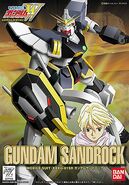 Original 1/144 XXXG-01SR Gundam Sandrock (Re-issue; 2000): box art