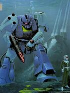 1/144 Original RMS-192M Zaku Mariner: box art without lettering