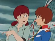 Offering Amuro to buy her stuff