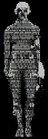 ASCII art version of the front view, seen in the "behind-the-scenes" section of the article.