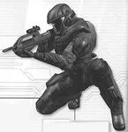 ODST soldier in Halo 2.