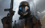 A concept art of an ODST.