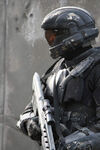 An ODST with a BR55HB SR Battle Rifle.