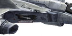 Concept art showing the details of the missile loadout of the Sabre.