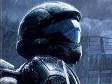 The Rookie in the cover art of Halo 3: ODST.