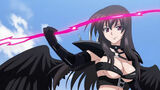 Raynare summons her light spear