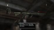 The M4 with most attachments in Hitman: Blood Money.